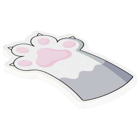 Самоклеящийся блок фигурный MESHU "Paws" 40л, европодвеc, ассорти RE-MS_54255