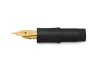Перо KAWECO CLASSIC SPORT F 0.7мм золотое черный корпус  KAW-10001051