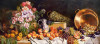 Пазл Castorland 600 Still life with flowers and fruit on a table B-060108