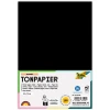 Тонированная бумага FOLIA 130 г/м², 50×70 см, 1 лист, чёрный FL-6790