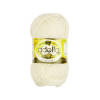 Пряжа ADELIA Casual 72% хлопок, 28% акрил 1 х 50 г 130 ± 6 м №02 белый ADE-CAS-02