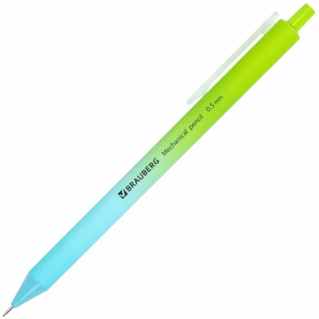 Карандаш механический BRAUBERG "SOFT GRADE" 0.5 мм корпус soft-touch ассорти S-181958