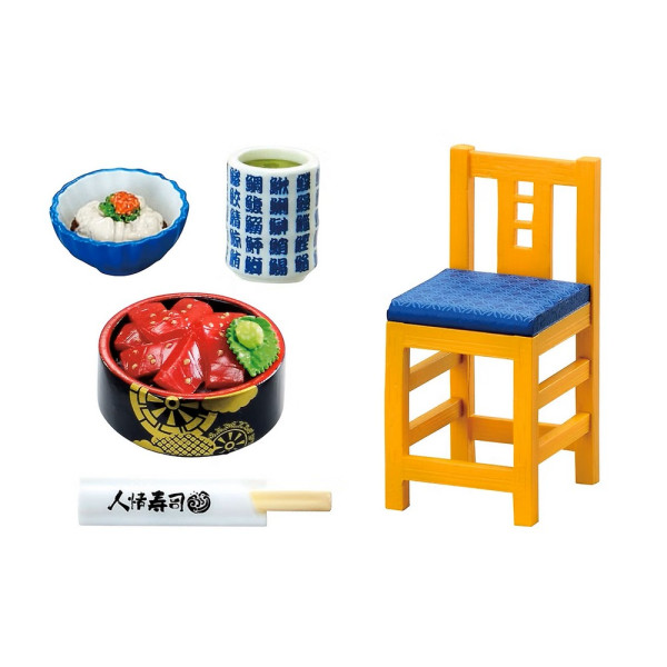 Ре-мент. Набор миниатюр Японский ресторан. Japanese Restaurant, в асс. Re-ment ROS-69616