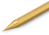 Карандаш механический KAWECO SPECIAL Brass 0.9мм с ластиком латунный корпус в подарочном футляре  KAW-10001388