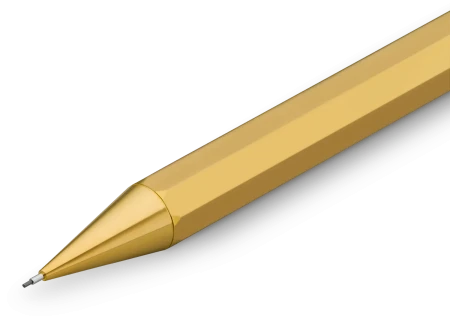 Карандаш механический KAWECO SPECIAL Brass 0.9мм с ластиком латунный корпус в подарочном футляре  KAW-10001388