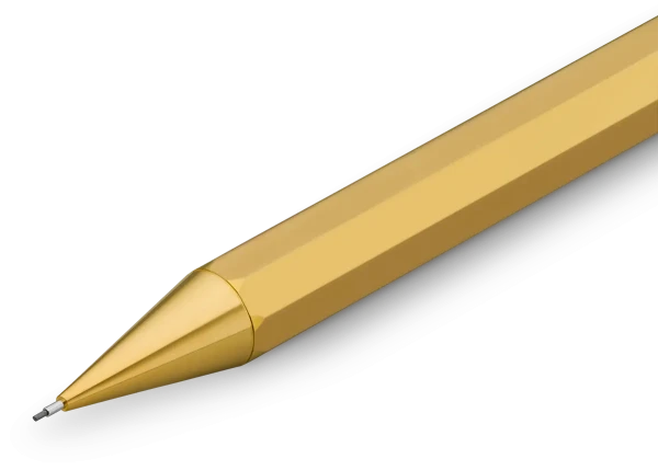 Карандаш механический KAWECO SPECIAL Brass 0.9мм с ластиком латунный корпус в подарочном футляре  KAW-10001388