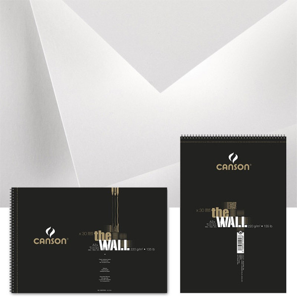 Альбом для маркера Canson The Wall 220 г/м2 A3+ 43.7 х 29.7 см 30 л C400078799