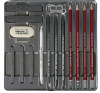 Набор для графики и эскизов CRETACOLOR Silver Box Graphite 15 предметов, мет.пенал CR40018
