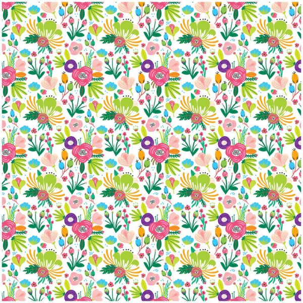 Упаковочная бумага крафт MESHU "Bright colors" 1л. 70 x 100 см 70 г/м2 RE-К100_41060