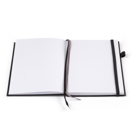 Блокнот для записей Стихия Bullet Journal 100 г/м2, 14 x 20 см, 80 л, жесткая обложка, черный NP-ST04053