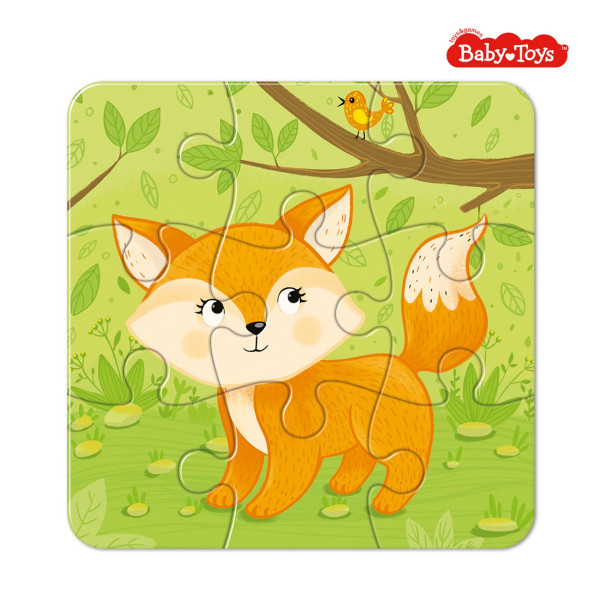 Пазл Baby Toys. First Puzzle 9 "Лисичка" KOR-04152