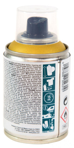 Краска для текстиля PEBEO 7А Spray (аэрозоль) 100 мл 805431 золото