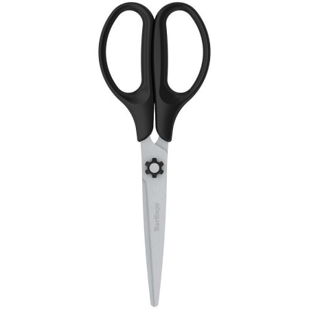 Ножницы Berlingo "Easycut 100" 16 см, европодвес RE-DNn_16040