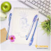 Ручка гелевая стираемая Crown "Erasable Jell" синяя, 0.5 мм RE-EG028