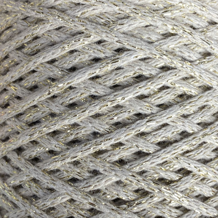 Пряжа ARACHNA Macrame Mini Lurex 75% хлопок, 15% полиэстер, 10% люрекс 1 x 250 г 200 м