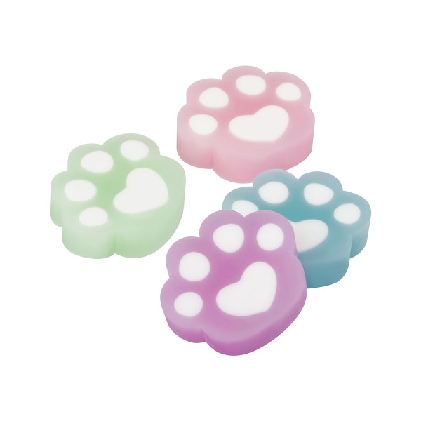 Ластик MESHU "Cute Paw" 38 x 33 x 10 мм, ПВХ RE-MS_65658