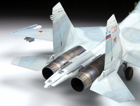 Сборная модель: Российский учебно-боевой самолет "Су-27УБ", З-7294