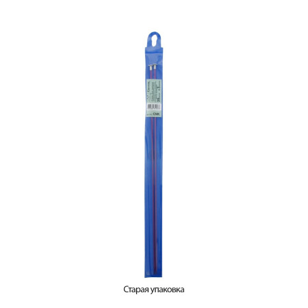Спицы прямые цветные GAMMA алюминий d 3.0 мм 35 см 2 шт розовый CNK-30-P