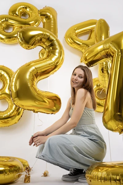 Шар фигурный FALALI 102 см, золото