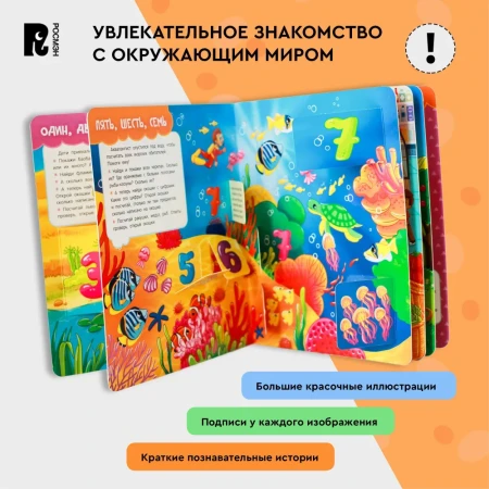 Книга: Книги с окошками. Цифры, цвета и формы ROS-40869