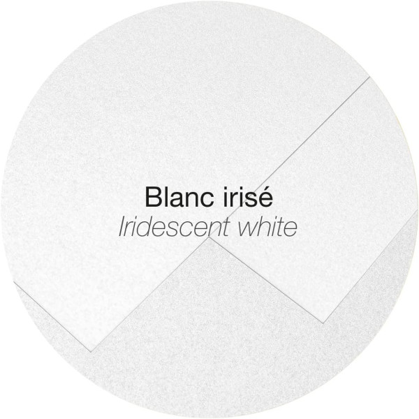 Конверт CLAIREFONTAINE Pollen 90 x 140 мм 120 г/м2 1 шт, белый перламутровый RH-50031C