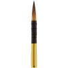 Кисть художественная синтетика ГАММА "Gold Brush" круглая №6 французское крепление, короткая ручка RE-1000006