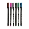 Набор цветных линеров SKETCHMARKER Artist fine pen Intense 6 цв, в картонной упаковке MPSMFP-6set3