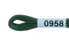 Нитки для вышивания GAMMA мулине (0820-3070) 8 м №0958 т.сер-зеленый MG-0958