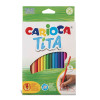 Карандаши цветные пластиковые Carioca "Tita" 36 цв заточенные 42795 42795