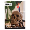 Картонный 3D конструктор QBRIX Череп органайзер MAGГевис20004