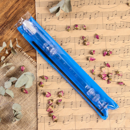 Музыкальный инструмент Блокфлейта Music Life 8 отверстий, немецкая система, белая SIM-9408411
