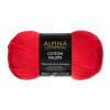Пряжа ALPINA Cotton Pallete 50% хлопок, 50% акрил 1 х 50 г 205 ± 5 м №09 красный ALP-COP-09