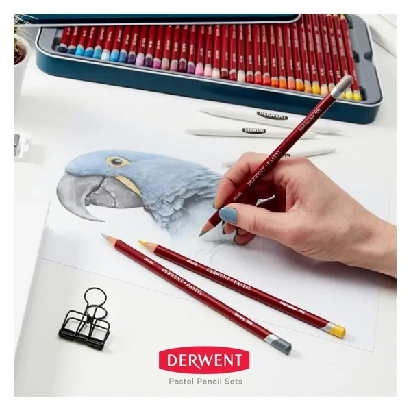 Набор пастельных карандашей DERWENT Pastel 24 цв, в мет.коробке D-32992