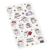 Наклейки объемные MESHU "Ninja Rabbity" 10 x 23 см RE-MS_66578