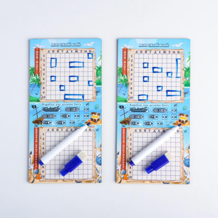 Настольная игра: Морской бой "Тихие воды" 6+ SIM-3970719