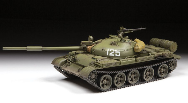 Сборная модель: Советский боевой танк Т-62 (1974-1975), З-3673