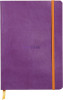 Блокнот RHODIARAMA Softcover A5 90 г/м2 80 л, в линию, на резинке, фиолетовый RH-117410C