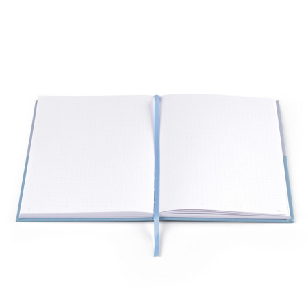 Блокнот для записей Стихия Bullet Journal 100 г/м2, 14 x 20 см, 80 л, жесткая обложка, серо-голубой NP-ST04055