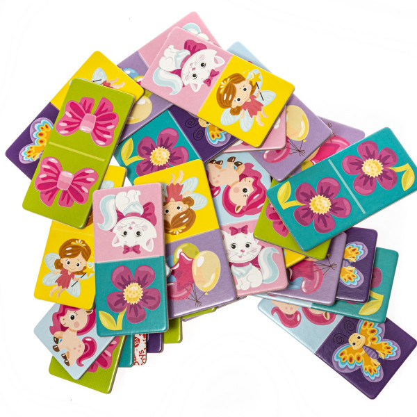 Домино Вaby Toys для малышей "Для девчонок" 28 элемента, 3+ KOR-04065