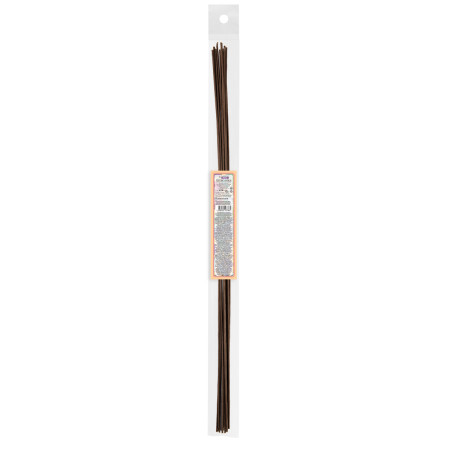 Проволока флористическая в оплётке FIORICO 1.6 мм 40 см 12 шт №03 коричневый FIW-1.6-03