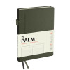 Ежедневник недатированный A6 136л. BG "Palm. Dark khaki" кожзам, твердый переплет, темно-зеленый RE-DuA6_61324