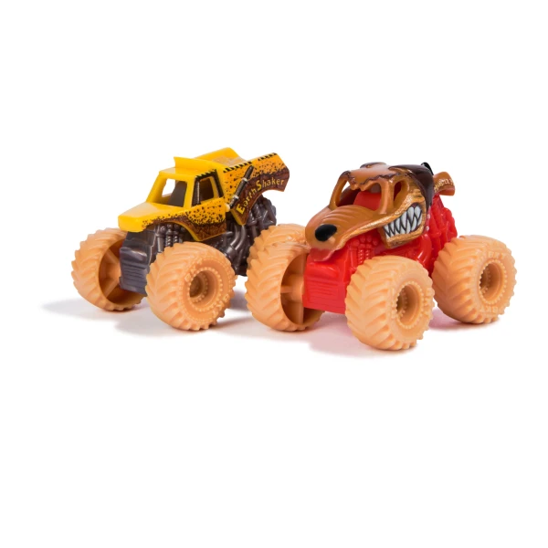 Монстер Джем. Игровой набор лаунчер, 2 машинки 1:87. Monster Jam ROS-43706