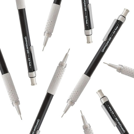 Карандаш PENTEL Graphgear 520 автоматический профессиональный 0.5 мм, черный корпус PG525-AX