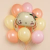 Шар фигурный FALALI Зайка с цветком 66 см 1 шт SF-23376P