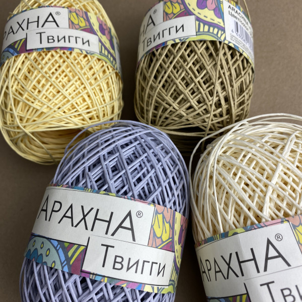 Пряжа ARACHNA Twiggy 100% целлюлоза 50 г 80 м