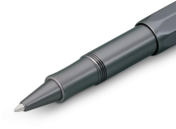 Ручка-роллер KAWECO AL Sport 0,7мм Антрацитовый корпус (алюминий) в подарочном футляре KAW-10000715