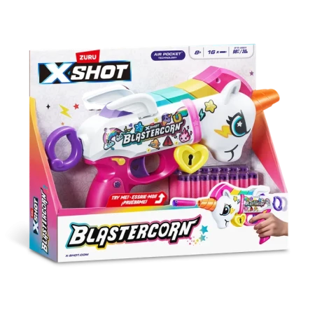 Игровой набор ZURU X-Shot Blastercorn (бластер, 16 снарядов) IT-36729