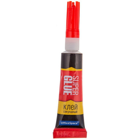 Клей секундный OfficeSpace "Super Glue" 3 г лента RE-175901
