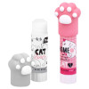 Клей-карандаш MESHU с топпером "Paw" 8 г, ассорти, ПВП RE-MS_45451