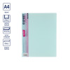Папка с 40 вкладышами A4 Expert Complete "Trend Pastel" 20 мм, 600 мкм, диагональ, 1 шт, бирюзовый EC27041940
